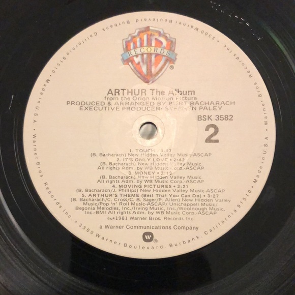 Various Artists Arthur Motion Picture Vinyl Lp '81 - Picture 13 of 16